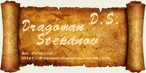 Dragoman Stepanov vizit kartica